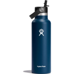 Hydro Flask 21 oz Standard Mouth w/Flex Straw Cap drikkeflaske 621 ml Indigo: S21FS464 2022