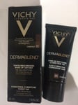 Vichy Dermablend Fluid Corrective Foundation 95 Chestnut 30ml Brand New & Boxed
