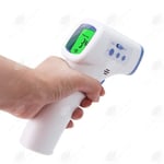 HTBE® Beröringsfri infraröd termometer trefärgad bakgrundsbelysning professionell panntermometer med ultrasnabb och exakt avläsning
