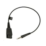 JABRA QD/3.5mm Plug Without Call Con