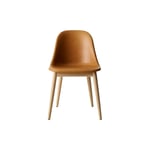 Harbour Side Dining Chair Wood Base Upholstered, Natural Oak/dakar 0250
