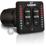 Lenco Tactile Bryterpanel Med Indikator Og Elektronikk Dobble Sylindre