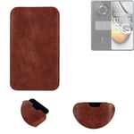 phone case for Realme 11 Pro+ sleeve cover pouch brown 