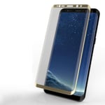 Samsung S9 Skärmskydd Heltäckande Härdat Glas Guld