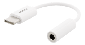 USB-C to 3.5 mm adapter, stereo, passive