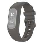 Capida Garmin Vivosmart 5 - Silikonrem Passar handleder 14-21,5 cm Grå