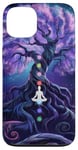 Chakra Méditation Arbre Nature Univers Éléments Coque pour iPhone 13
