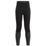 Icebreaker Womens 125 ZoneKnit Leggings (Svart (BLACK/JET HTHR/CB) Medium)