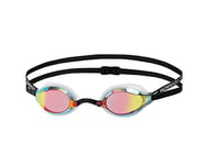 Speedo Adult Unisex Fastskin Speedsocket 2 Swimming Goggles, Comfortable Fit, Anti-Fog Lenses, White and Mirror, One Size