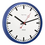 Hermle Horloge de Gare Radio-pilotée Bleue 30471-Q70870