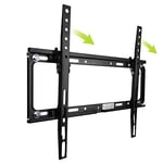 Philips Titlt TV Monitor Wall Mount Bracket for Most 30-80 Inch LED LCD OLED HDTV Flat Curved Screen TVs and Monitors with Max VESA 400x400mm up to 100lbs, Lockable Safety Bar, SQM7442/27