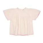 Copenhagen Colors GOTS Bäckebölja-blus Dusty Rose Cream Stripe | Rosa | 116 cm