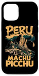 Coque pour iPhone 15 Pro Pérou Machu Picchu Adventure Travel Explorer Vintage
