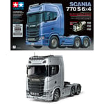 Tamiya RC 56373 Scania 770 S 6x4 Truck Painted Body 1:14 RC Lorry Assembly Kit