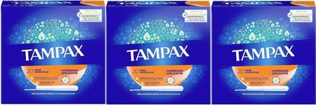 60 x Tampax Super Plus Tampons Protection/Discretion Cardboard Applicator