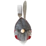 Nina Royal Bestickficka Tomte Grå 2-Pack