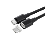 Microconnect USB3.1CC2-MAGNET, 2 m, USB C, USB C, USB 3.2 Gen 1 (3.1 Gen 1), 5000 Mbit/s, Svart