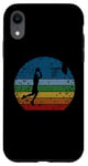 Coque pour iPhone XR Vintage Basketball Dunk Retro Sunset Colorful Dunking Bball