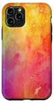 Coque pour iPhone 11 Pro Corail, jaune, orange, violet