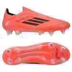 adidas F50 Elite Laceless SG Vivid Horizon - Röd/ Svart/Silver - Soft Ground (SG), storlek 47⅓