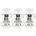 3-Pack D3-Vitamin 80µg - 3 x 100 tabs