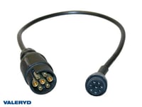 Kabel med stickpropp och snabbkoppling med gängad hylsa, 730mm