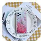 Glitter Love Heart Stars Transparent Soft TPU Cover For iPhone 5 5s SE 6 6s 7 8 Plus 10 X XS XR 11 Pro Max Liquid Quicksand Case-For iPhone 5 5s