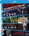 - Mama/The Purge/The Purge: Anarchy/Ouija/As Above, So Below Blu-ray