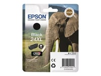 Epson 24XL - 10 ml - taille XL - noir - originale - blister - cartouche d'encre - pour Expression Photo XP-55, 750, 760, 850, 860, 950, 960; Expression Premium XP-750, 850