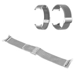 (Silver)Magnetic Mesh Loop Bands For Google Pixel Watch Band Metal Adjust GSA