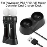Dock Charging Station Stand For Playstation PS3 / PS4 VR Motion Controller