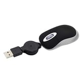 elec Space Mini Retractable Cable Wired USB Optical Mouse Great for Kids & Travel for A pple Ma c HP Dell Lenovo Thinkpad Sony Asus Acer Tablet PC Laptop