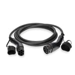 Nedis Kabel for elektrisk kjøretøy | Cable Type 2 | 32 A | 22000 W | 3-faser | 5.00 m | Sort | Gaveeske