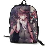 Kimi-Shop Bungo Stray Dogs Anime Cartoon Cosplay Canvas Shoulder Bag Backpack Fashion Lightweight Travel Daypacks School Backpack Laptop Backpack
