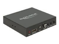 Delock Converter SCART / HDMI > HDMI med Scaler - Videotransformator - HDMI, SCART - HDMI