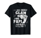Vintage Keep Calm Papi Will Fix It Family Engineer T-Shirt
