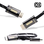 XO Platinum 4m High Speed HDMI Cable with Ethernet - Black