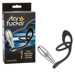 Star F*cker Glider Jewel Metal Butt Plug Cock Ring Anal Probe Orgasm Enhancer