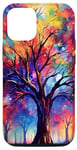 iPhone 14 Colorful Tree & Forest, Beautiful Fantasy Nature & Life Case