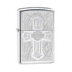 Zippo Harley Davidson Cross Regular Lighter - High Polish Chrome