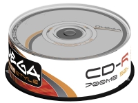 Freestyle CD-R (x25 pack), 52X, CD-R, 120 mm, 700 MB, Kakbox, 25 styck