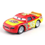 couleur 35.car Pixar Cars 3 grandes roues en alliage, jouet de voiture foudre McQueen Ramirez Jackson, son et