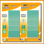 Bic Evolution ECO PENCILS x 20 authentic graphite HB 20 pencils 57% RECYCLED