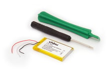 vhbw Li-Polymer batterie 400mAh (3.7V) pour lecteur MP3 video Apple iPod Nano 1. G, A1137, MA107LL/A comme 616-0223, 616-0224.