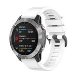 Universal Garmin 22mm Rutete Silikon Reim - Hvit