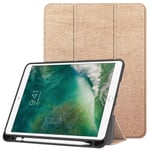 iPad 9.7 6th Gen (2018) Fodral Tri-Fold Med Pencil-hållare Rosa