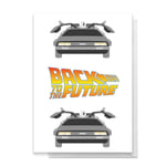 Back To The Future DeLorean Greetings Card - Standard Card