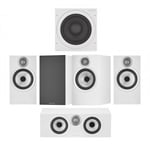 Bowers & Wilkins 606 S3 5.1 Surround Sound Speaker Package White