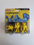 Cyberpunk 2077 Monos 3-Pack Mini Figures Yellow Brand New