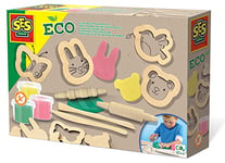 SES Creative 24917 Eco Dough with Wooden Tools